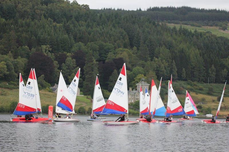 RYA Scotland Zone Championships at Loch Tummel photo copyright Kirsty Wilson taken at Loch Tummel Sailing Club and featuring the Topper class
