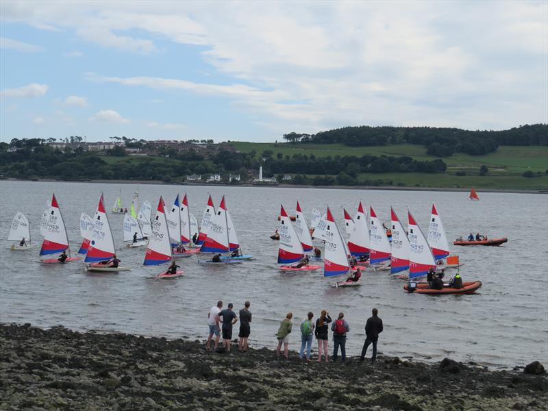 Sailingfast Scottish Topper Traveller Series finale photo copyright Dougie Bell taken at Royal Tay Yacht Club and featuring the Topper class