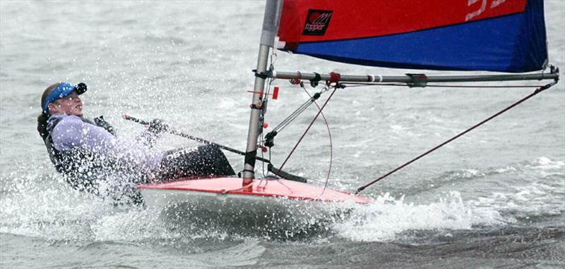 Last year's Topper Winner Lizzie Rands photo copyright Tammy Fisher taken at Royal Corinthian Yacht Club and featuring the Topper class