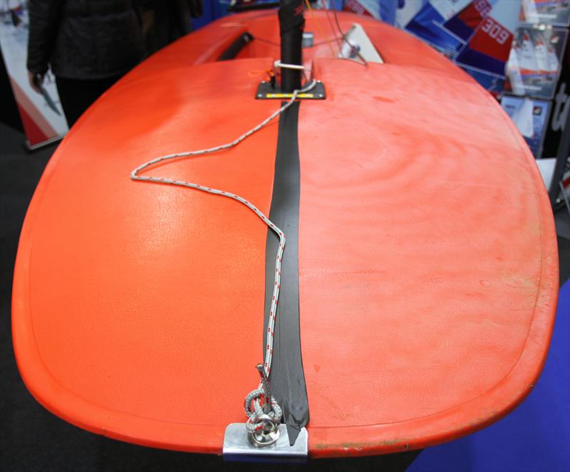 The half re-activated Topper at the RYA Suzuki Dinghy Show photo copyright Mark Jardine / YachtsandYachting.com taken at RYA Dinghy Show and featuring the Topper class