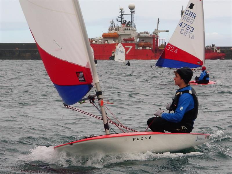 Toppers at Peterhead photo copyright Matt Toynbee taken at Peterhead Sailing Club and featuring the Topper class