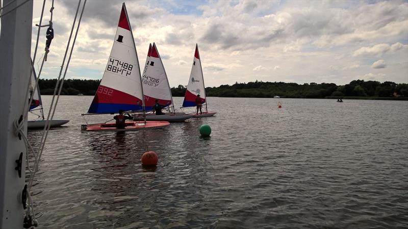 Eastern Area Topper Travellers at Horning - Gold fleet photo copyright Robert Shackle taken at Horning Sailing Club and featuring the Topper class