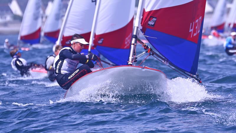 Rooster Topper World Championships 2017 photo copyright Simon McIlwaine / www.wavelengthimage.com taken at Le cercle nautique de Loctudy and featuring the Topper class