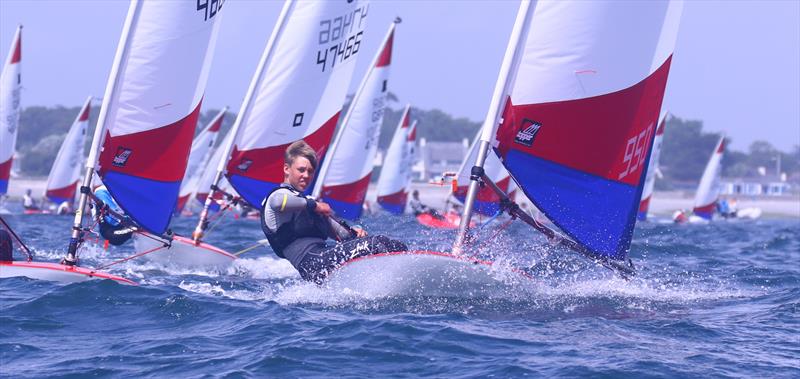 Rooster Topper World Championships 2017 photo copyright Simon McIlwaine / www.wavelengthimage.com taken at Le cercle nautique de Loctudy and featuring the Topper class