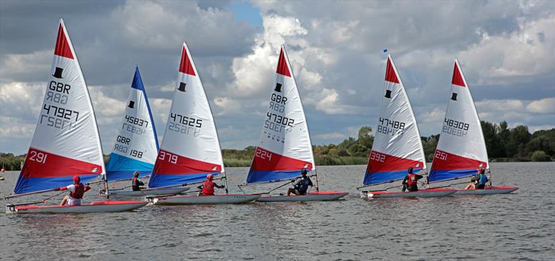 Toppers, winner Tom Thwaites is in 47625, at the Broadland Youth Regatta - photo © Robin Myerscough
