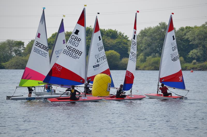 Competitive close racing throughout the fleet during the Midlands Topper Travellers at Chase - photo © V Turnbull