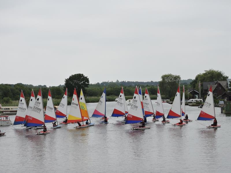 Topper Eastern Travellers at Horning photo copyright Holly Hancock taken at Horning Sailing Club and featuring the Topper class