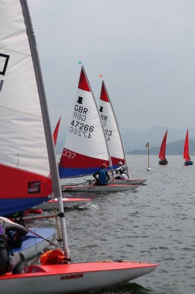 Topper NW Area Championship at Bassenthwaite photo copyright Ian Hall taken at Bassenthwaite Sailing Club and featuring the Topper class