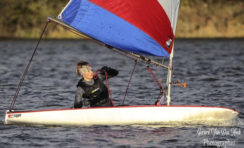 Leigh & Lowton Revett Series day 5 photo copyright Gerard van den Hoek taken at Leigh & Lowton Sailing Club and featuring the Topper class