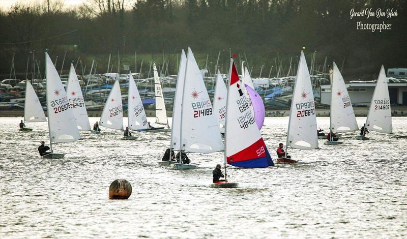 Marlow Ropes Tipsy Icicle Series at Leigh & Lowton SC Week 7 photo copyright Gerard van den Hoek taken at Leigh & Lowton Sailing Club and featuring the Topper class