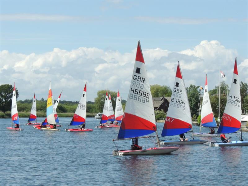 Topper Travellers at Horning photo copyright Holly Hancock taken at Horning Sailing Club and featuring the Topper class