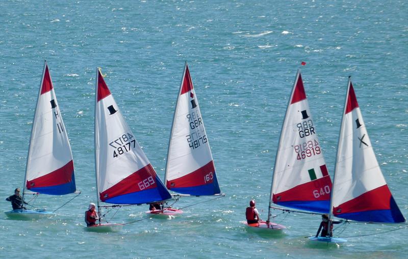 Topper Traveller and Training at Hastings photo copyright Philip Blurton taken at Hastings & St Leonards Sailing Club and featuring the Topper class