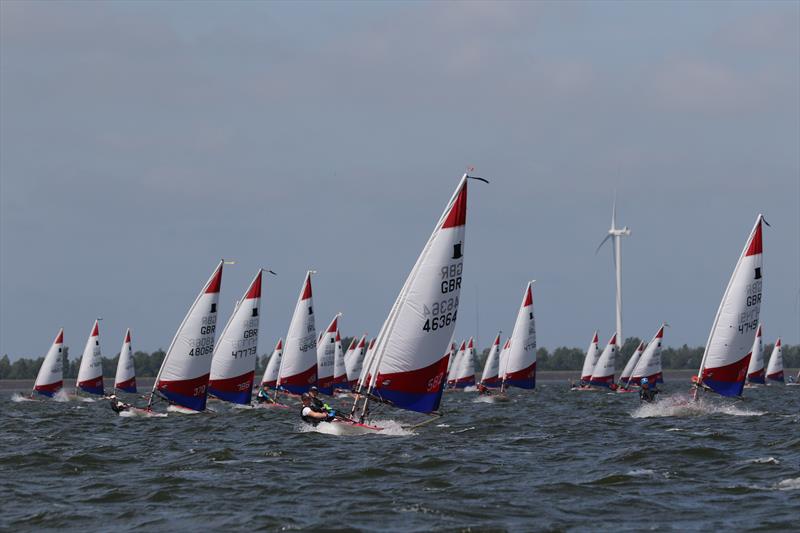 Rooster Topper Worlds at Medemblik photo copyright Peter Newton taken at Regatta Center Medemblik and featuring the Topper class