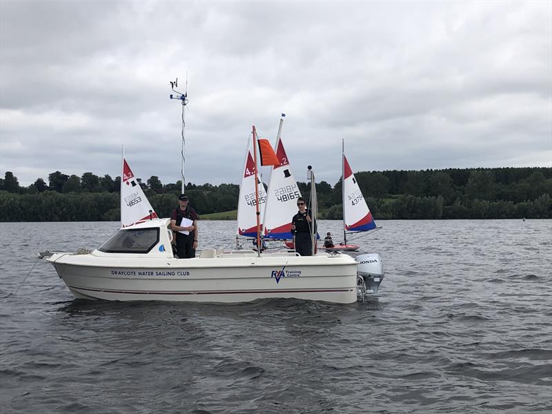 Topper Regional Open at Draycote Water photo copyright Dave Rowe taken at Draycote Water Sailing Club and featuring the Topper class