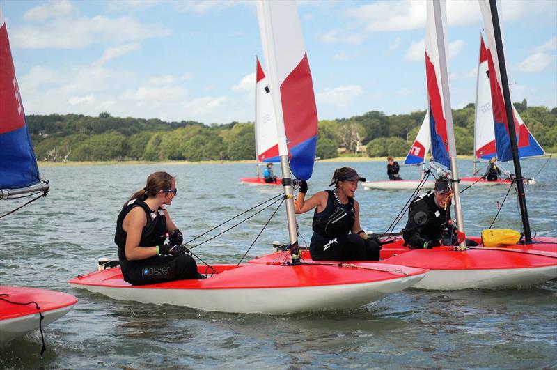 Royal Harwich Yacht Club Junior Race Week photo copyright Carly Jones taken at Royal Harwich Yacht Club and featuring the Topper class