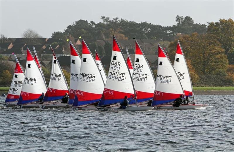 Midland Toppers at Bartley photo copyright Debbie Degge taken at Bartley Sailing Club and featuring the Topper class