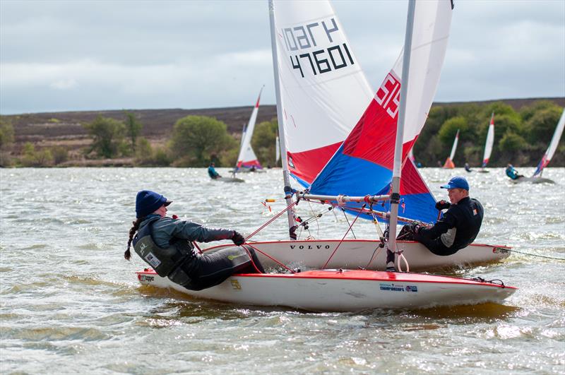 Rooster Topper North East Championship at Scaling Dam photo copyright Dave Wood taken at Scaling Dam Sailing Club and featuring the Topper class