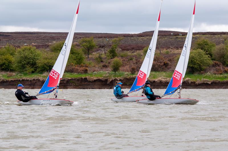 Rooster Topper North East Championship at Scaling Dam photo copyright Dave Wood taken at Scaling Dam Sailing Club and featuring the Topper class