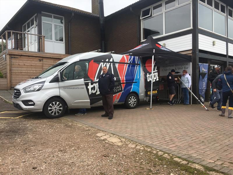 ITCA Midlands Topper Traveller Series at Draycote Water: Topper Support at the event photo copyright Michael Powell taken at Draycote Water Sailing Club and featuring the Topper class