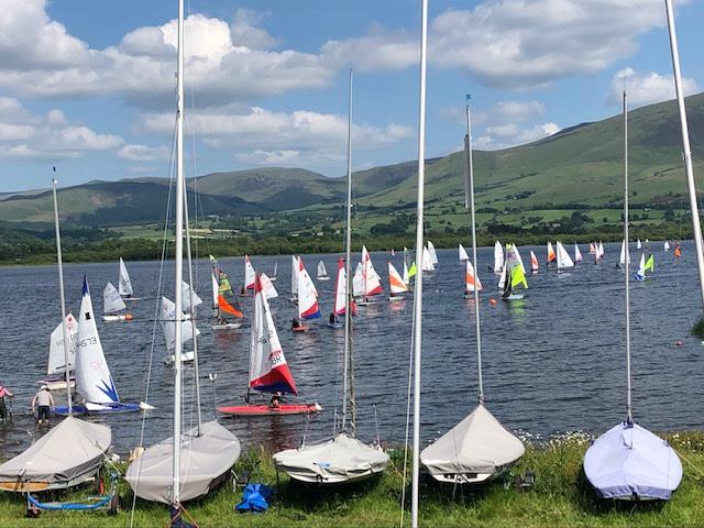 North West Junior Travellers at Bass photo copyright William Carruthers taken at Bassenthwaite Sailing Club and featuring the Topper class
