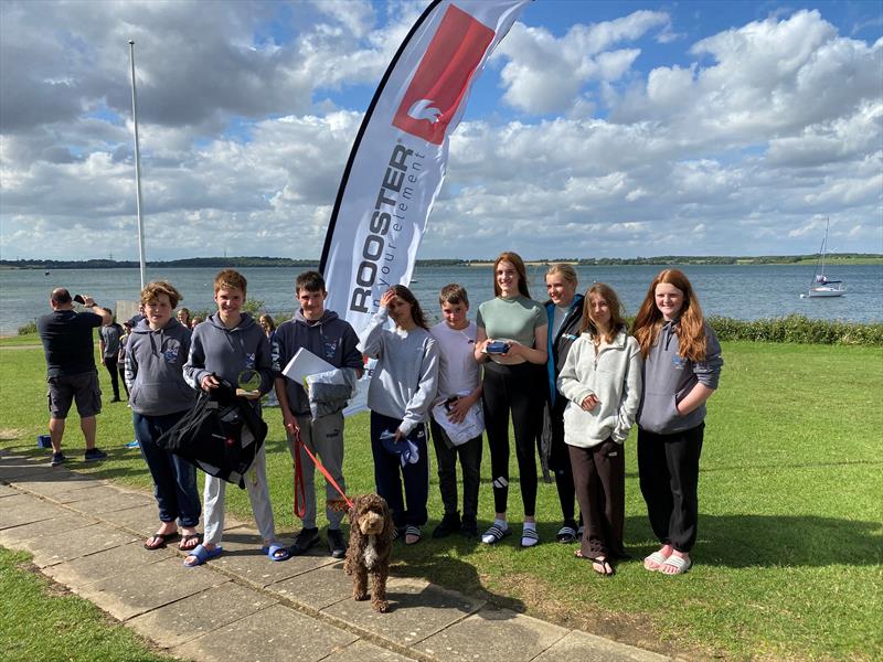 GJW Direct Topper 'Not the Nationals' 2021 prize winners photo copyright Gareth Griffiths taken at Grafham Water Sailing Club and featuring the Topper class