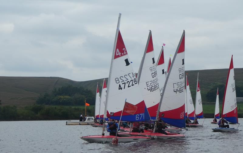 North West Topper Championship at Bolton Sailing Club photo copyright Andy Young taken at Bolton Sailing Club and featuring the Topper class