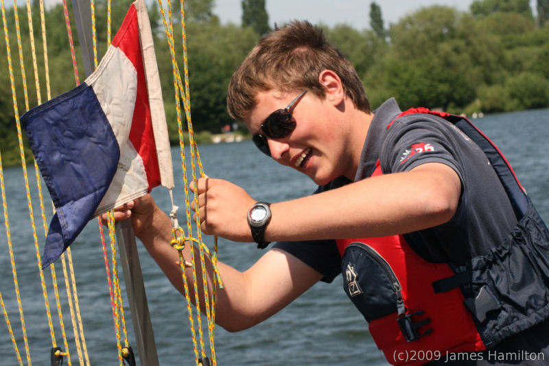 16 helms on Bury Lake for the annual Topper open photo copyright James Hamilton taken at Bury Lake Young Mariners and featuring the Topper class