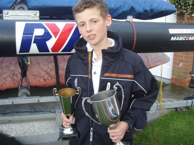 Matt Venables wins the Midlands Area Topper Championships at Sutton Park photo copyright Sutton SC taken at Sutton Sailing Club and featuring the Topper class