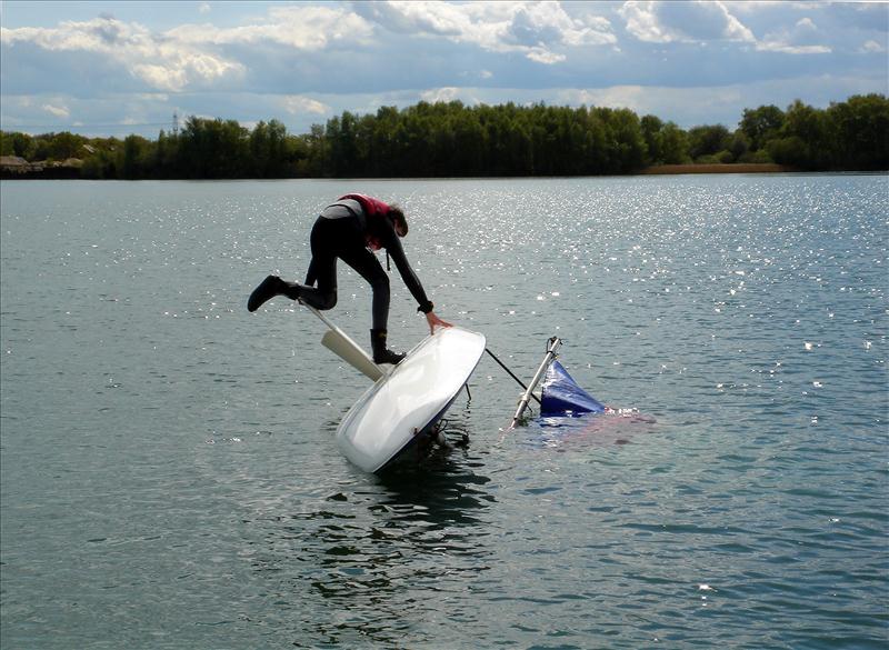 Toppers at Hykeham  photo copyright Peter Mason taken at Hykeham Sailing Club and featuring the Topper class