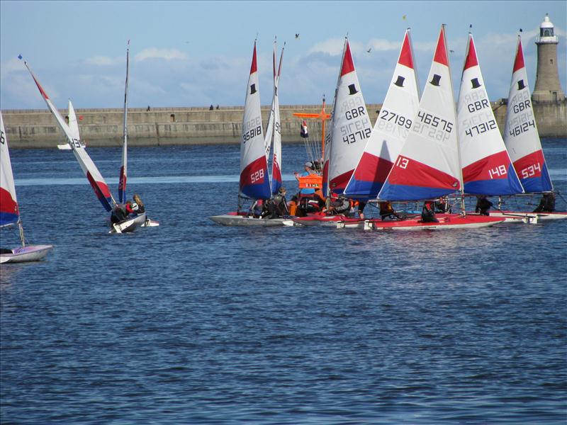 TridentUK Topper North East Travellers at South Shields photo copyright Ian Escritt taken at South Shields Sailing Club and featuring the Topper class