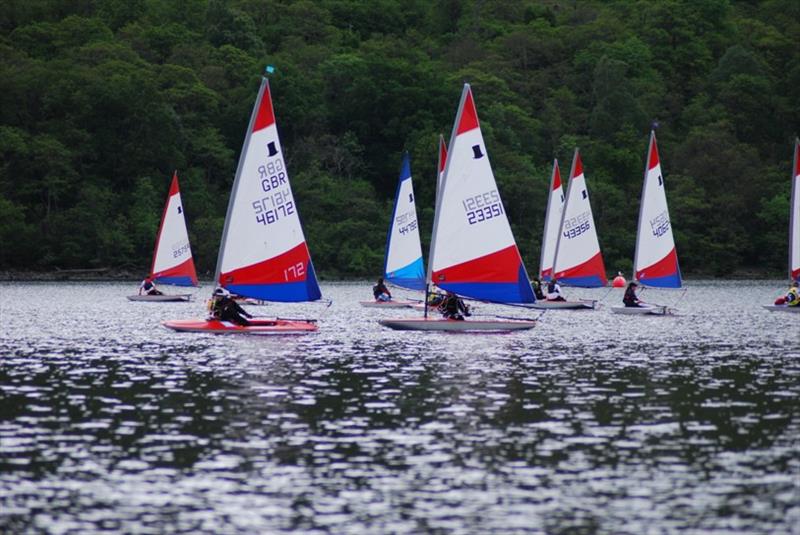 Brown Cup Scottish Schools Regatta photo copyright Loch Earn Sailing Club taken at Loch Earn Sailing Club and featuring the Topper class