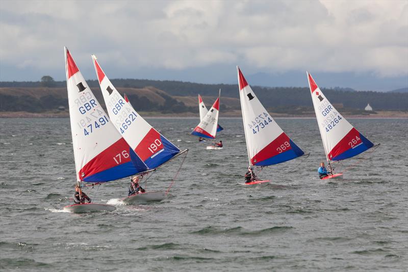 Scottish Topper Traveller at Nairn photo copyright Richard Coombs taken at Nairn Sailing Club and featuring the Topper class