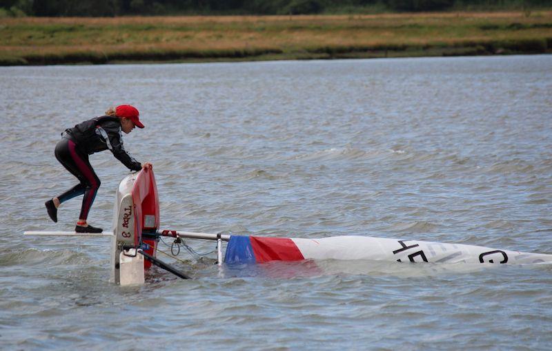 Red Caps Training Fleet - Solway Yacht Club Cadet Week 2019 photo copyright Lindsay Tosh taken at Solway Yacht Club and featuring the Topper class