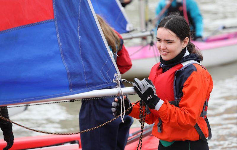 Rose Tyndall - winner of a performance award from RYA London and South-East Region photo copyright DSC taken at Downs Sailing Club and featuring the Topper class
