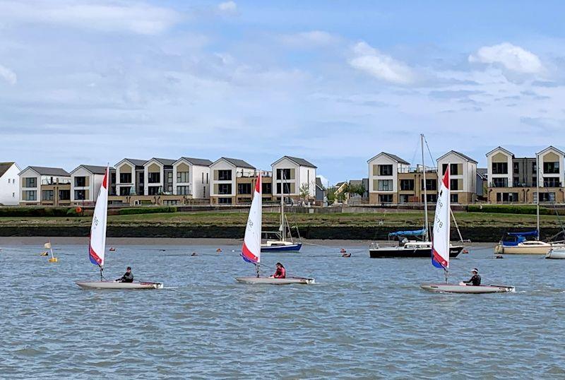 London & South East Topper Traveller at Medway photo copyright Andrew Baker taken at Medway Yacht Club and featuring the Topper class