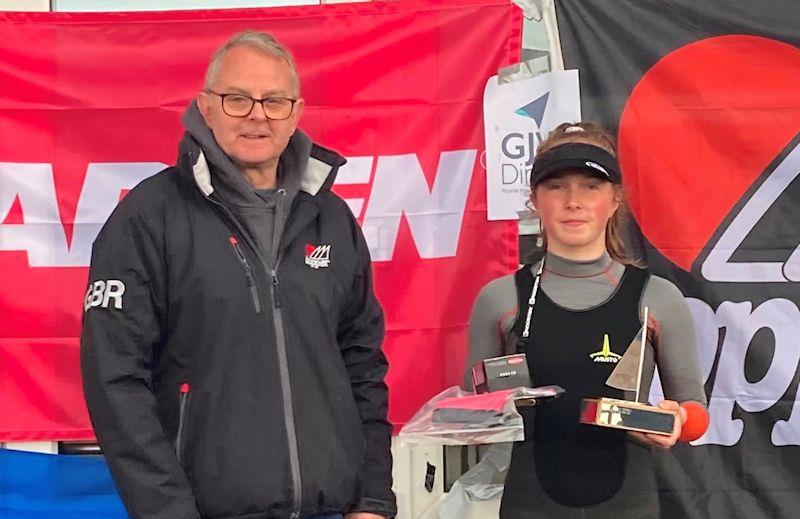 4.2 Winner - Imogen Green - ITCA Midlands Topper Traveller Series 2021 photo copyright Jessica Powel taken at Draycote Water Sailing Club and featuring the Topper class