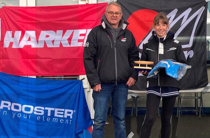 Under 13 Winner - Jessica Powell - ITCA Midlands Topper Traveller Series 2021 photo copyright Imogen Gree taken at Draycote Water Sailing Club and featuring the Topper class