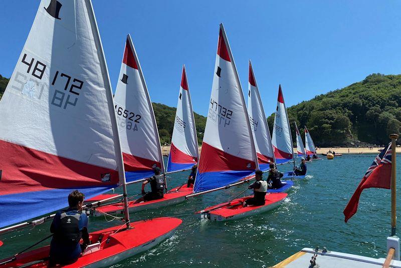 South West Topper Traveller at Salcombe photo copyright Graham Cranford-Smith taken at Salcombe Yacht Club and featuring the Topper class