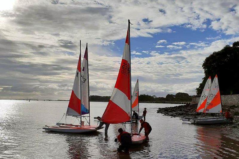 Winter Junior Race Training at Starcross photo copyright Freya Ballantyne taken at Starcross Yacht Club and featuring the Topper class