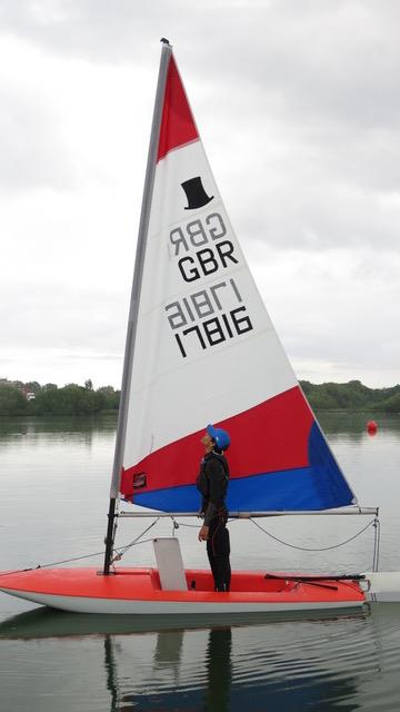 International Topper Re-activation Competition Winner Jadon Brockdorff-Kennedy photo copyright Phoenix Outdoor Centre taken at RYA Dinghy Show and featuring the Topper class