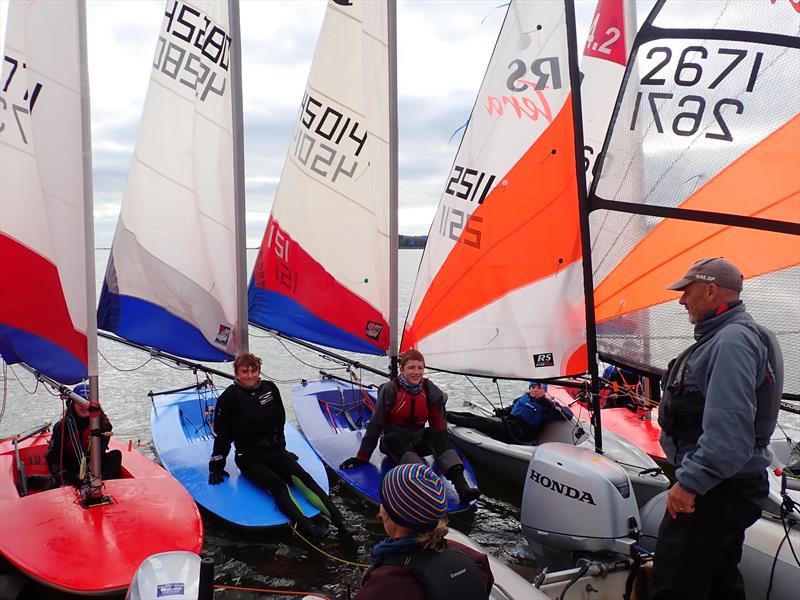 Junior winter training at Starcross Yacht Club  photo copyright Andrew Paley taken at Starcross Yacht Club and featuring the Topper class