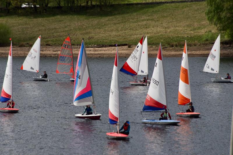 Derbyshire Youth Sailing at Errwood Sailing Club photo copyright D Clarke taken at Errwood Sailing Club and featuring the Topper class