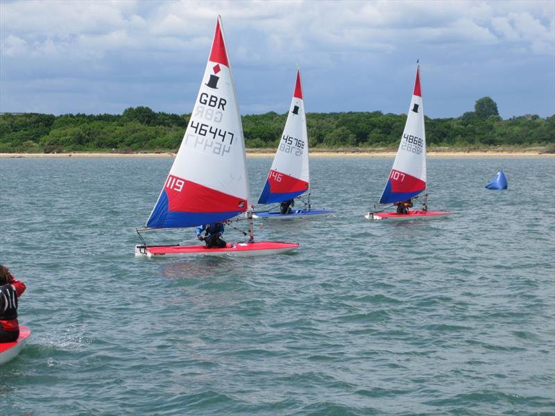 ITCA GBR Rooster Southern Summer Travellers at Hamble River photo copyright Mike Foster taken at Hamble River Sailing Club and featuring the Topper class