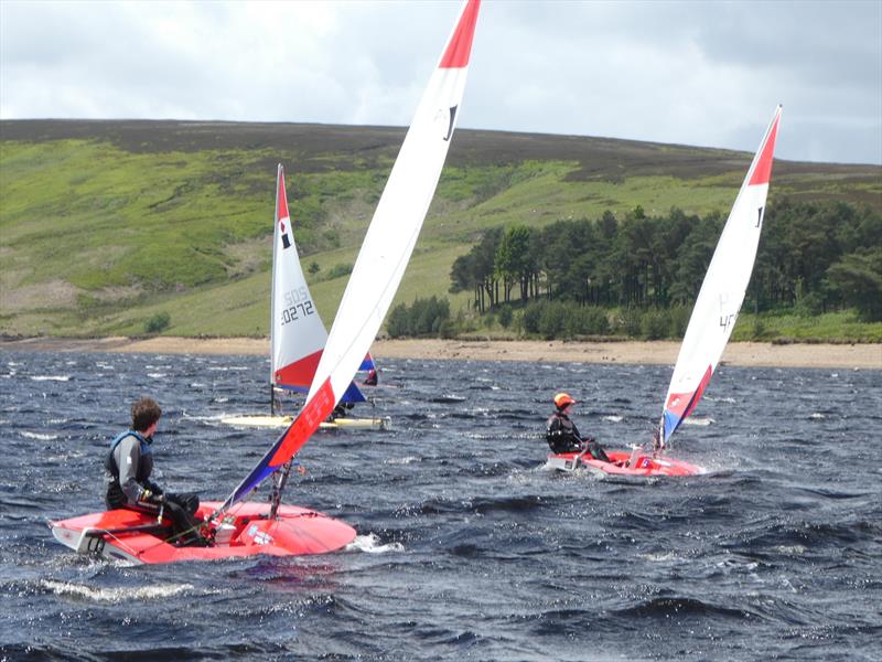 North Topper Traveller at Pennine photo copyright Sam Young taken at Pennine Sailing Club and featuring the Topper class