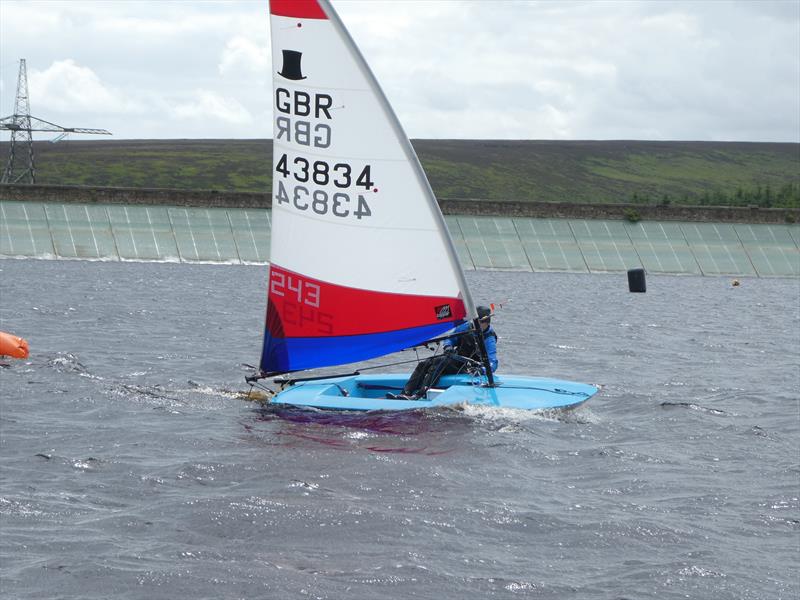 North Topper Traveller at Pennine photo copyright Sam Young taken at Pennine Sailing Club and featuring the Topper class