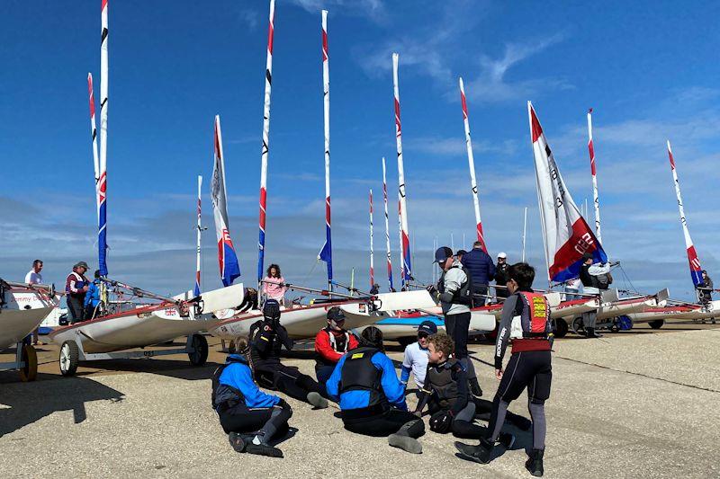 ITCA Topper Super South Championship at Weymouth photo copyright Roger Cerrato taken at Weymouth & Portland Sailing Academy and featuring the Topper class