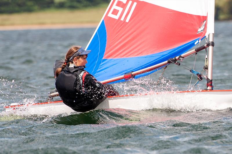 NS5 GJW Direct Topper Spring Championship at Rutland photo copyright Dave Wood taken at Rutland Sailing Club and featuring the Topper class