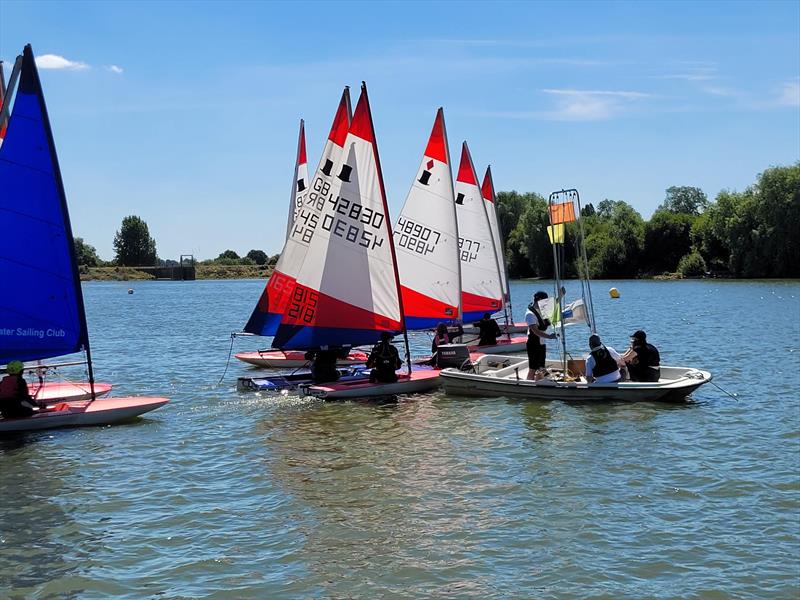 Northampton Youth Series Leg 3 photo copyright Norman Byrd taken at Banbury Sailing Club and featuring the Topper class