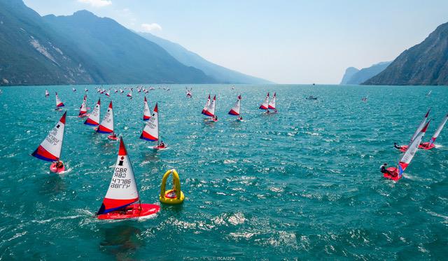 Topper Worlds 2022 at Lake Garda photo copyright ITCA / Zerogradinord taken at Fraglia Vela Riva and featuring the Topper class