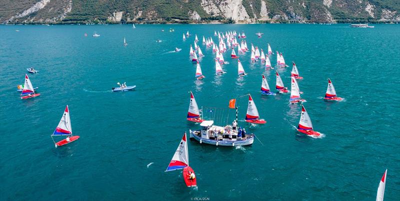 Topper Worlds 2022 at Lake Garda photo copyright James Harle, Alex Dean, Mauro Melandri taken at Fraglia Vela Riva and featuring the Topper class